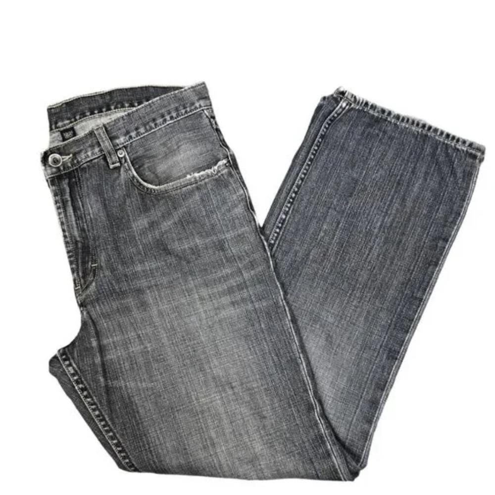 Banana Republic Men's Straight Leg Blue Grey Denim 33x30 Jeans 33/30